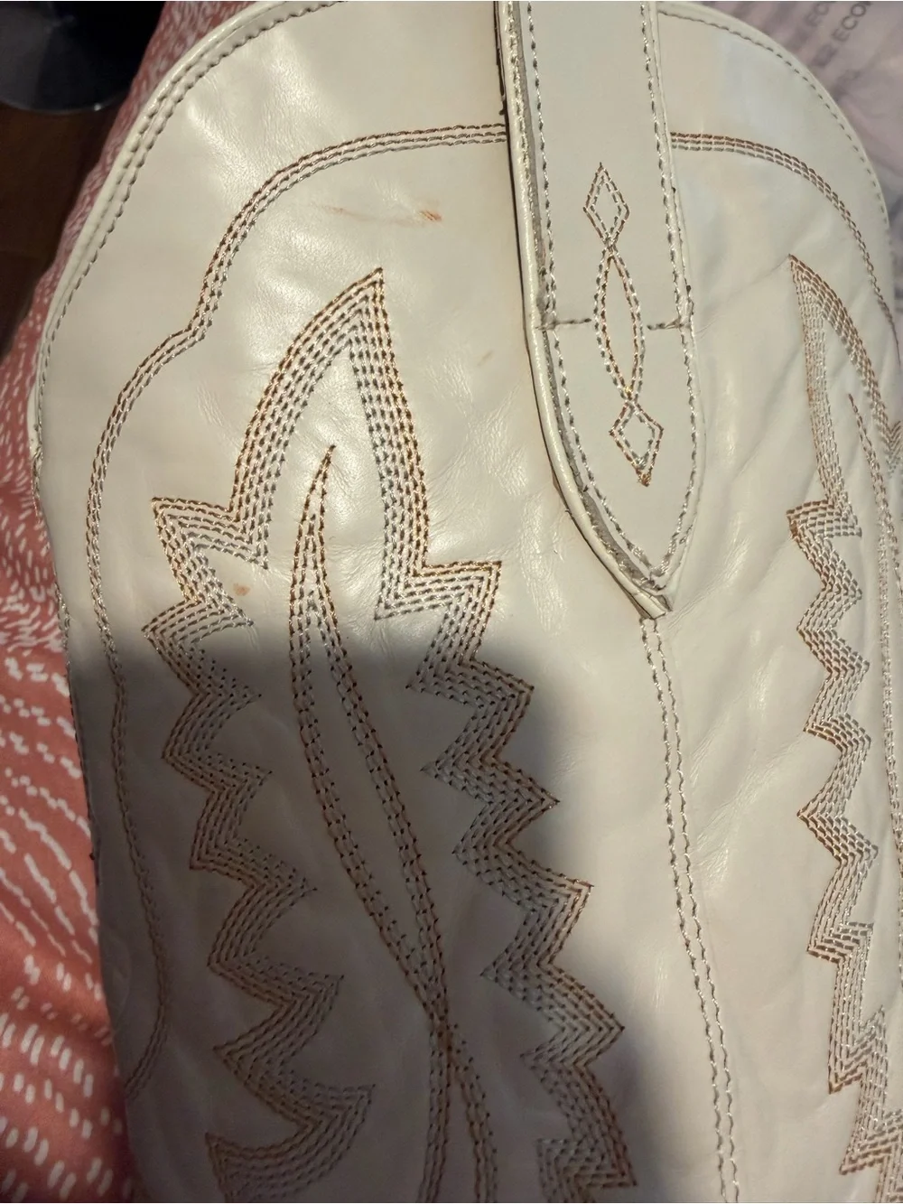Ariat Cream Leather Western Boot